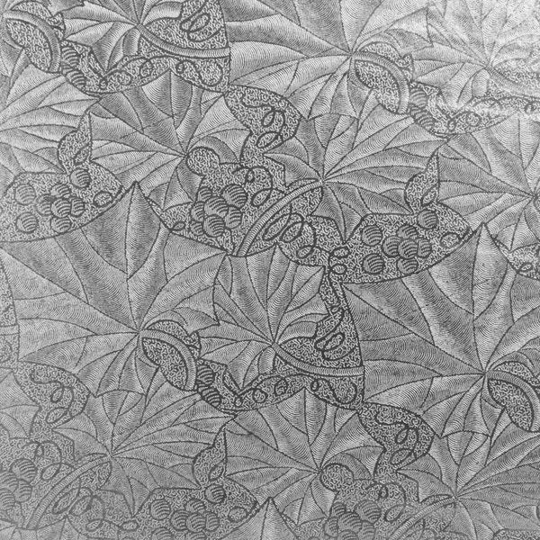 Enjay Converters - 12" x 0.25" Round Silver Cake Board, 24/cs - 1/4-12RS24