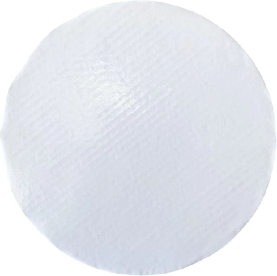 Enjay Converters - 1/2" x 0.25" Round White Cake Board, 24/cs - 1/4-12RW24