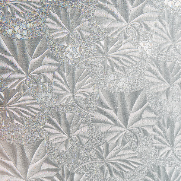 Enjay Converters - 1/2" x 12.25" Square Silver Cake Board, 24/cs - 1/4-12SS24