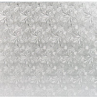 Enjay Converters - 13 x 17.5", 1/2 Slab Silver Cake Board, 12 Per Case - 1/2-1317S12 (Special Order Item)