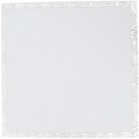 Enjay Converters - 16" x 16" x 0.5" Square Silver Cake Board, 12/cs - 1/2-16SS12 (Special Order Item)
