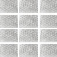 Enjay Converters - 1/7" x 23" x 0.5" Full Slab Silver Cake Board, 12/cs - 1/2-1723S12 (Special Order Item)