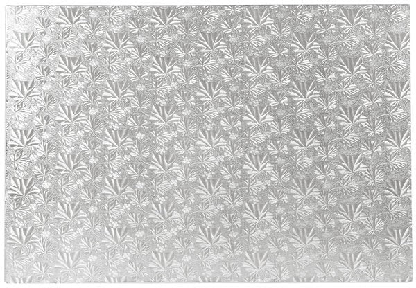 Enjay Converters - 1/7" x 23" x 0.5" Full Slab Silver Cake Board, 12/cs - 1/2-1723S12 (Special Order Item)