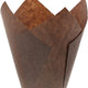 Enjay Converters - 2" x 6.75" x 6.75" Tulip Chocolate Bake Cup - DRF2208230