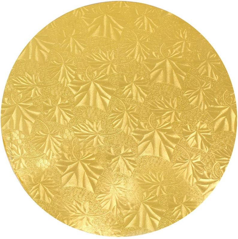 Enjay Converters - 6" x 0.045 Round Gold Cake Board, 1000/cs - .045-6RPG
