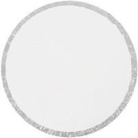 Enjay Converters - 6" x 0.25" Round Silver Cake Board, 24/cs - 1/4-6RS24U