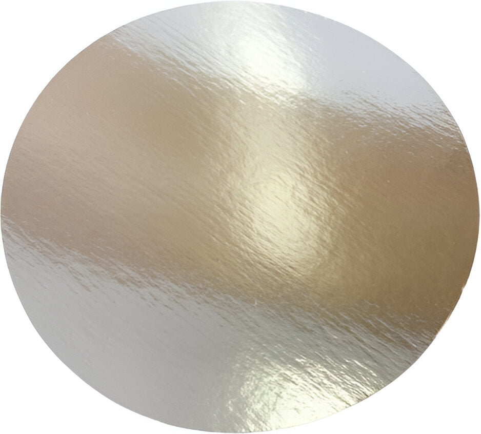 Enjay Converters - 8" 513H Heavy Round Laminated Lid Foil Containers Imperial, 500 Per Case - H513