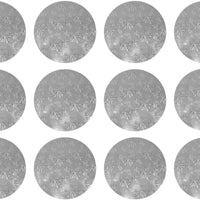 Enjay Converters - 8" x 0.5" Round Silver Cake Board, 12/cs - 1/2-8RS12