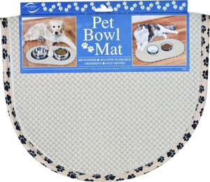Envision Home - Tan Pet Bowl Mat - 41372