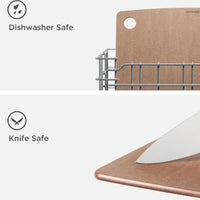 Epicurean - 8" × 6" Kitchen Series Cutting Board, Nutmeg with 1/4" Profile - 001-080603