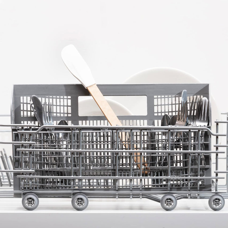 Epicurean - 12.5" Silicone Series Utensils, Small Spatula/Natural + White with 1/4" Profile - 023-108010720