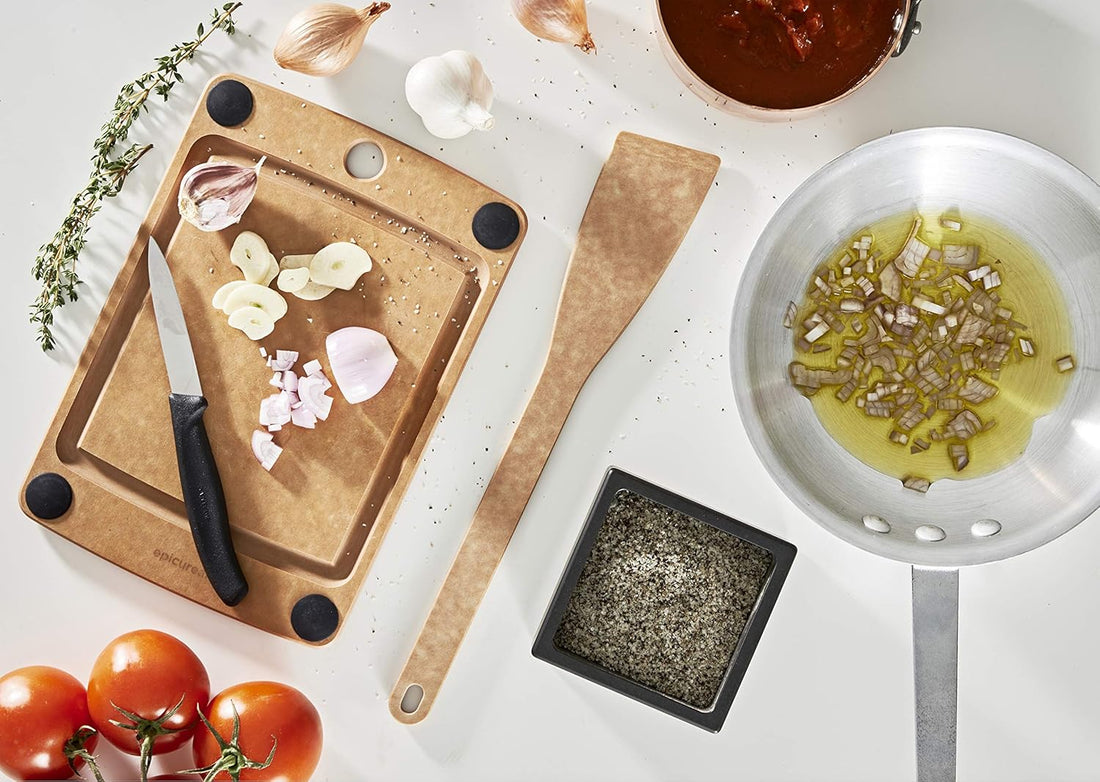 Epicurean - 12.8" Kitchen Series Utensils, Angled Turner, Natural with 1/4" Profile - 015-4020120