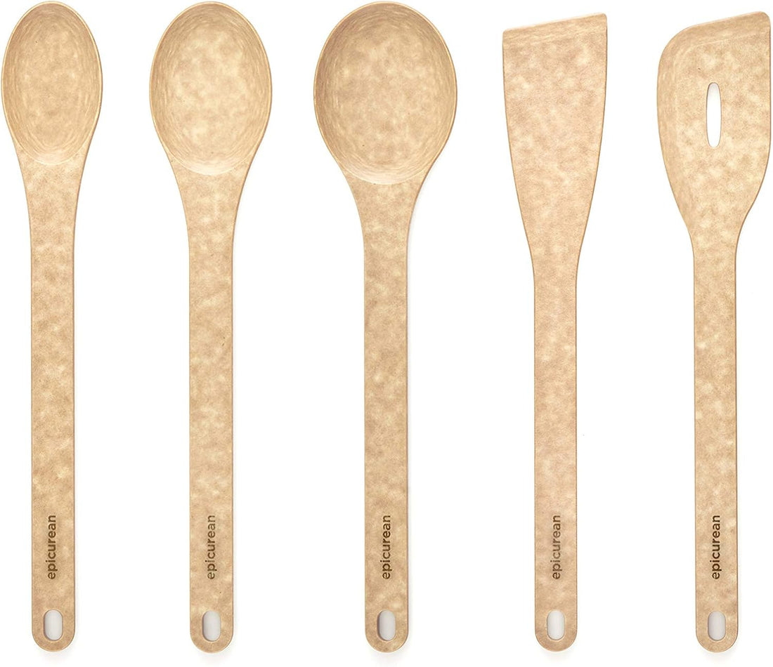 Epicurean - 12.8" Kitchen Series Utensils, Angled Turner, Natural with 1/4" Profile - 015-4020120