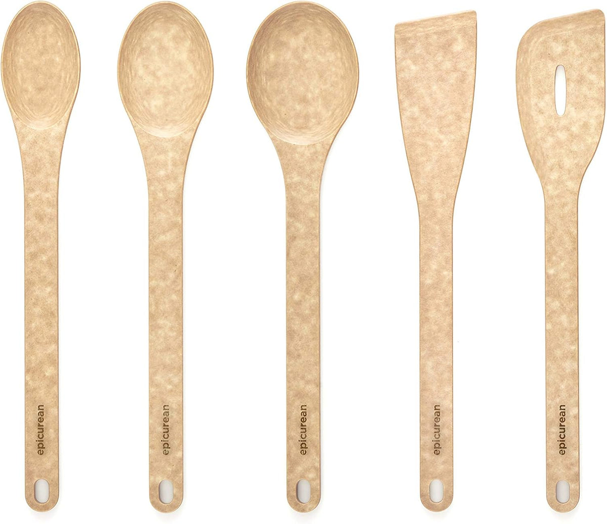Epicurean - 12.8" Kitchen Series Utensils, Angled Turner, Natural with 1/4" Profile - 015-4020120