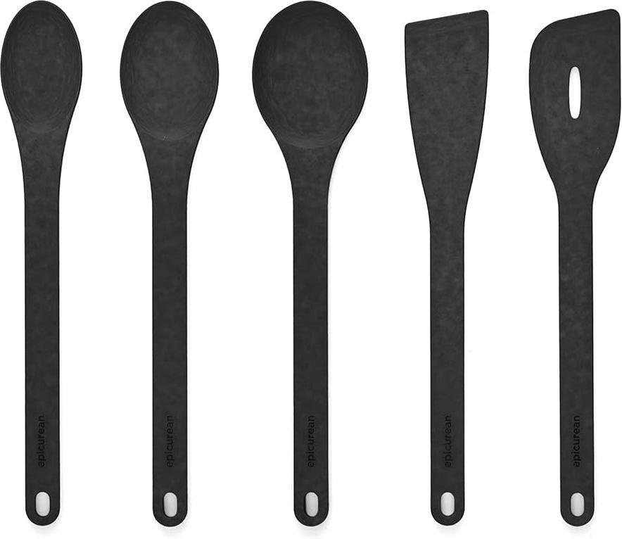 Epicurean - 12.8" Kitchen Series Utensils, Angled Turner, Slate with 1/4" Profile - 015-4020220