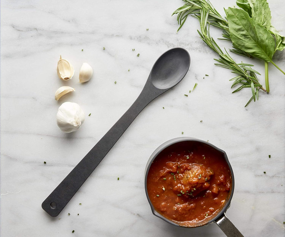 Epicurean - 13" Chef Series Utensils, Small Spoon, Slate with 3/8" Profile - 030-10102