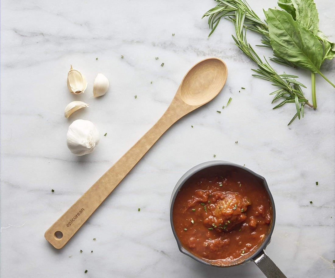 Epicurean - 13" Chef Series Utensils, SmallSpoon/Natural with 3/8" Profile - 030-10101