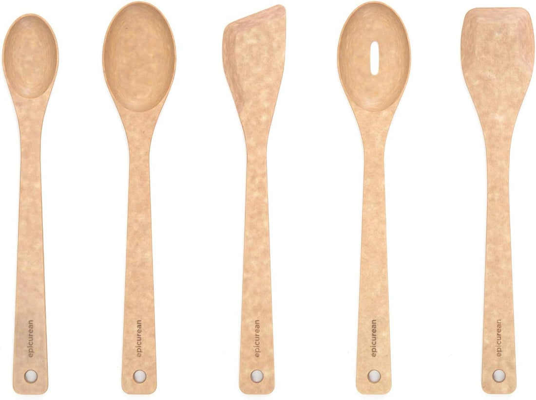 Epicurean - 13" Chef Series Utensils, SmallSpoon/Natural with 3/8" Profile - 030-10101