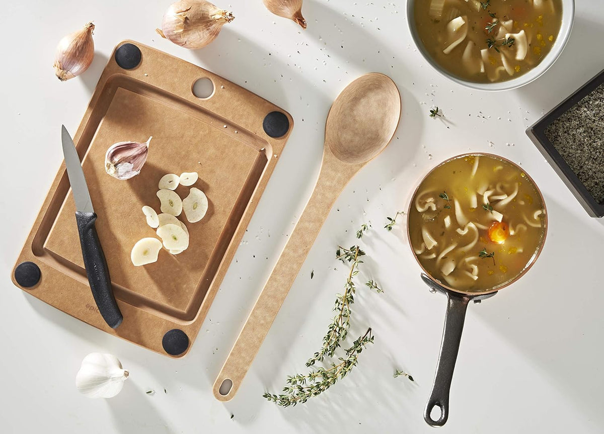 Epicurean - 13" Kitchen Series Utensils, Medium Spoon, Natural with 1/4" Profile - 015-2010120