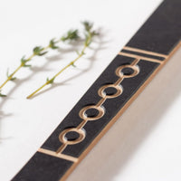 Epicurean - 13.25" Frank Lloyd Wright® Utensils, Paddle Slate/Natural with 3/8" Profile - 030-0070201FLW