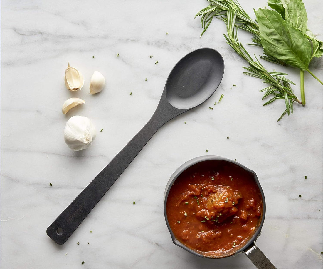 Epicurean - 13.5" Chef Series Utensils, Large Spoon, Slate with 3/8" Profile - 030-20102