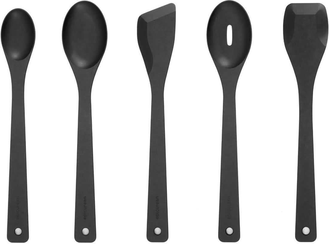 Epicurean - 13.5" Chef Series Utensils, Large Spoon, Slate with 3/8" Profile - 030-20102