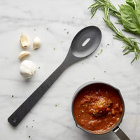 Epicurean - 13.5" Chef Series Utensils, Slotted Spoon, Slate with 3/8" Profile - 030-20902