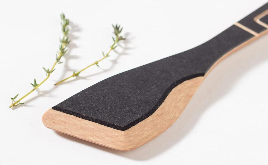 Epicurean - 13.5" Frank Lloyd Wright® Utensils, Saute Slate/Natural with 3/8" Profile - 030-0030201FLW