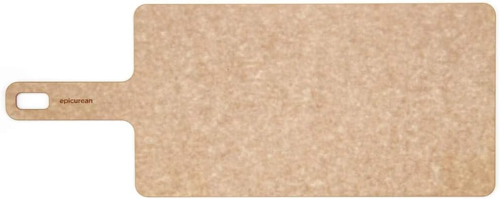 Epicurean - 14" × 7.5" Handy Series Paddle Board Paddle Board, Natural with 3/16" Profile - 008-140701