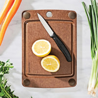 Epicurean - 14.5" × 11.25" All-in-One Series Cutting Board, Nutmeg/Brown with 1/4" Profile - 505-151103002