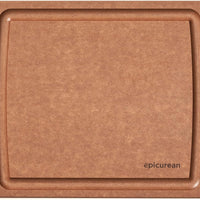 Epicurean - 14.5" × 11.25" All-in-One Series Cutting Board, Nutmeg/Brown with 1/4" Profile - 505-151103002