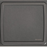 Epicurean - 14.5" × 11.25" All-in-One Series Cutting Board, Slate/Black with 1/4" Profile - 505-151102003