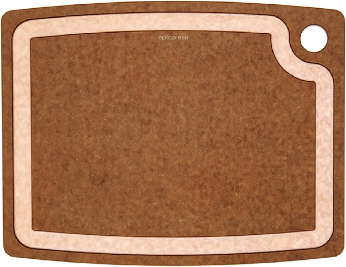 Epicurean - 14.5" × 11.25" Gourmet Series Cutting Board, Nutmeg/Natural with 3/8" Profile - 003-15110301