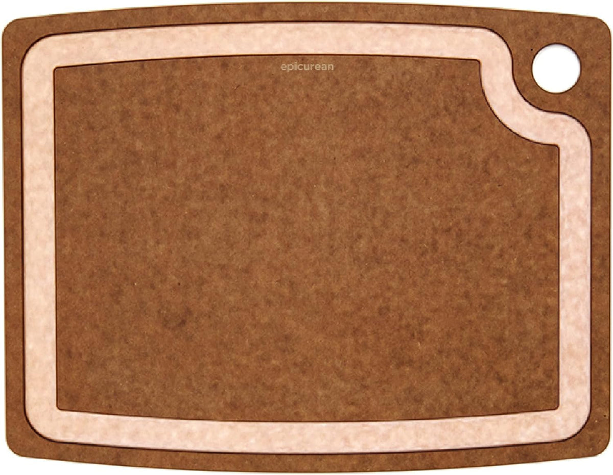 Epicurean - 14.5" × 11.25" Gourmet Series Cutting Board, Nutmeg/Natural with 3/8" Profile - 003-15110301
