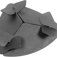 Epicurean - 15" x 15" Countertop, Large Collapsible Handy Bowl Large Slate with 3.75" Profile - 031-LFBOWL02