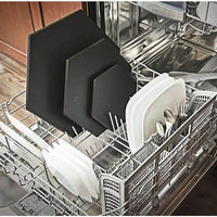 Epicurean - 13" × 11.25" Display Hexagons, Slate with 1/4" Profile Serving and Cutting Board - 020-1311HEX02