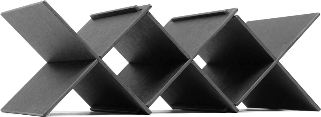 Epicurean - 17" x 6" Countertop, Collapsible Wine Bottle Holder Slate with 8.5" Profile - 031-5WRACK02