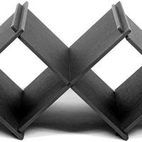 Epicurean - 17" x 6" Countertop, Collapsible Wine Bottle Holder Slate with 8.5" Profile - 031-5WRACK02