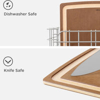 Epicurean - 17.5" × 13" Gourmet Series Cutting Board, Nutmeg/Natural with 3/8" Profile - 003-18130301