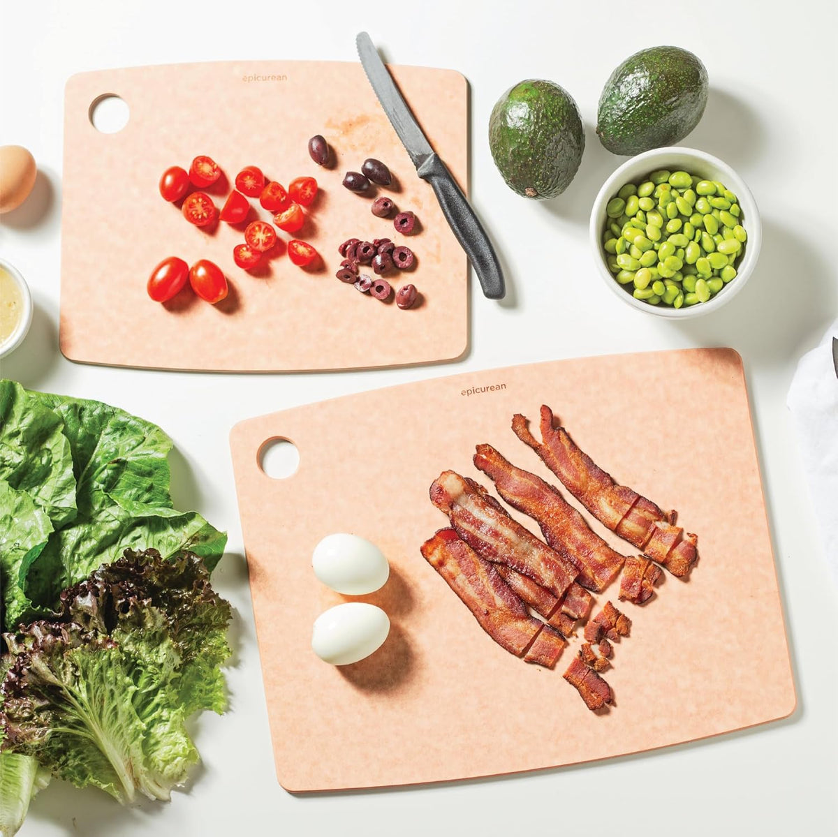 Epicurean - 11.5" × 9" Kitchen Series Cutting Board, Natural with 1/4" Profile - 001-120901