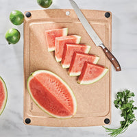 Epicurean - 19.5" × 14.5" All-in-One Series Cutting Board, Natural/Black with 1/4" Profile - 505-201501003