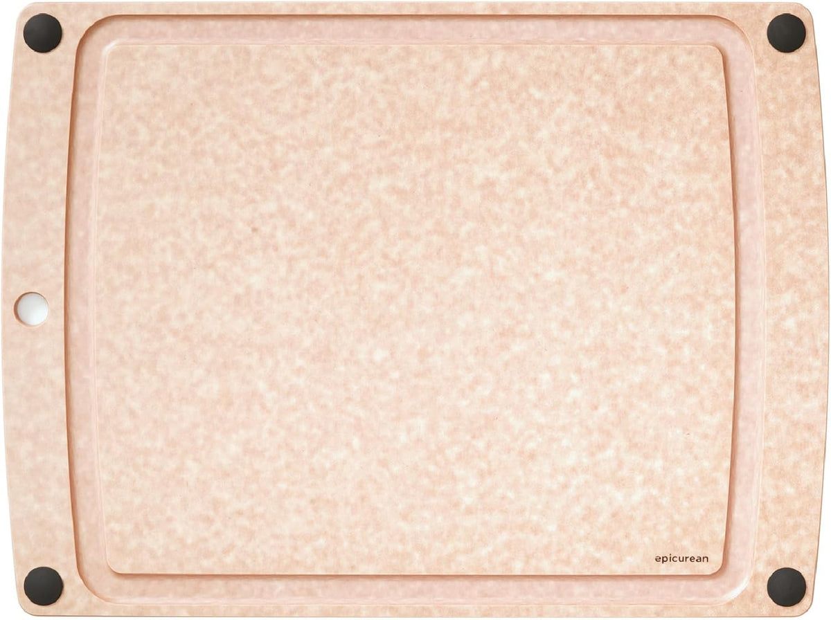 Epicurean - 19.5" × 14.5" All-in-One Series Cutting Board, Natural/Black with 1/4" Profile - 505-201501003