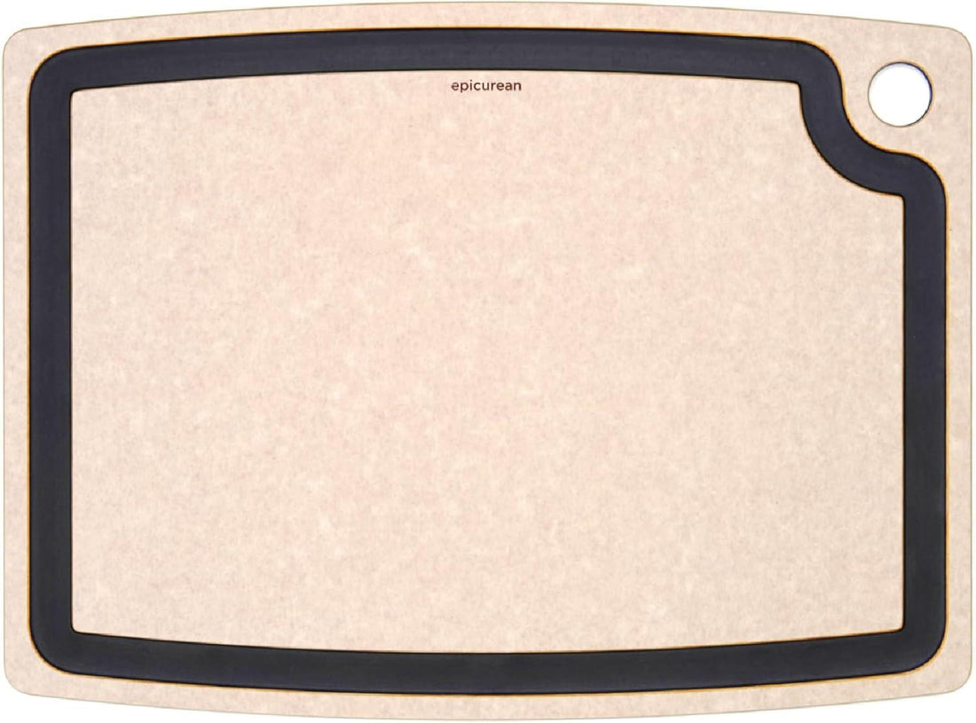 Epicurean - 27" × 17.5" Gourmet Series Cutting Board, Natural/Slate with 3/8" Profile - 003-27180102