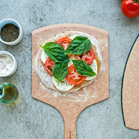 Epicurean - 21.625" x 14" Pizza Peels, Natural with 3/16" Profile - 007-231401