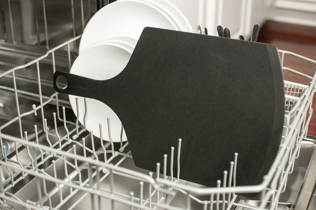 Epicurean - 21.625" x 14" Pizza Peel Plus Series, Slate/Slate with 3/16" Profile - 007-S21140202