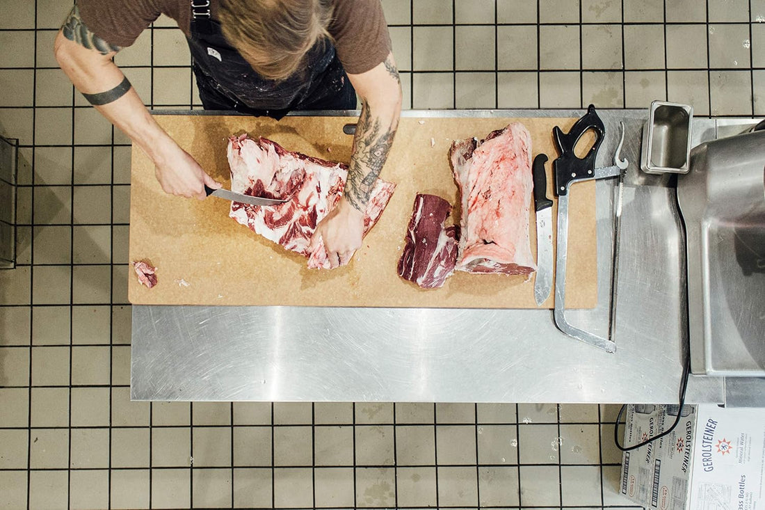 Epicurean - 23.5"× 14.5" Big Game & Butcher Boards Cutting Board, Natural with 3/8" Profile - 313-231501