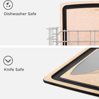 Epicurean - 27" × 17.5" Gourmet Series Cutting Board, Natural/Slate with 3/8" Profile - 003-27180102 - DISCONTINUED