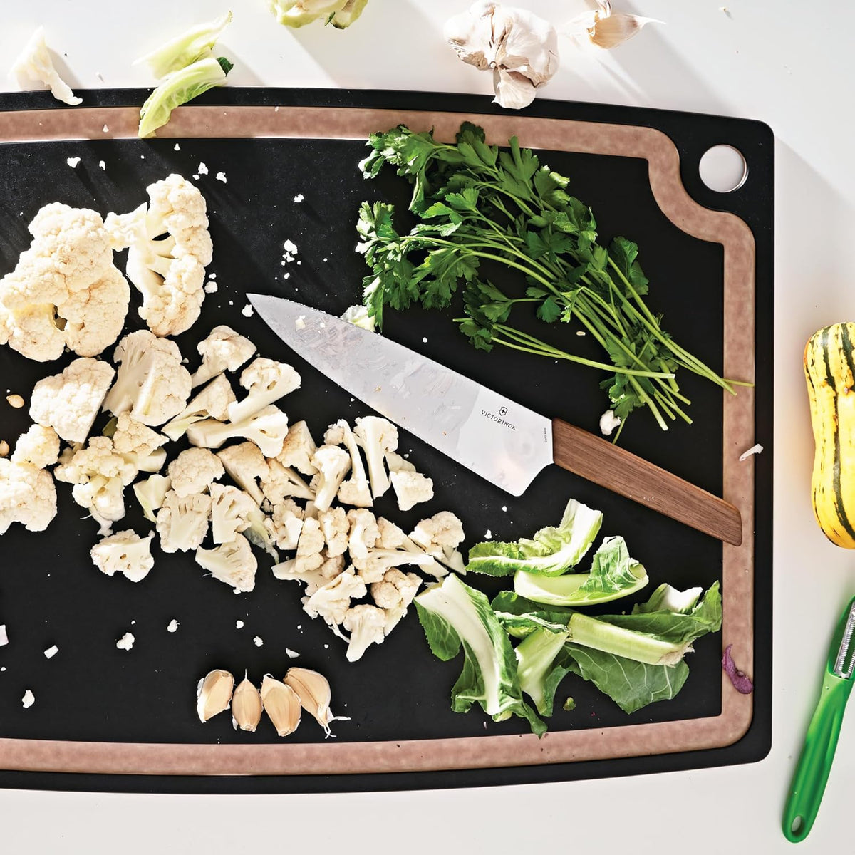 Epicurean - 27" × 17.5" Gourmet Series Cutting Board, Slate/Natural with 3/8" Profile - 003-27180201 - DISCONTINUED