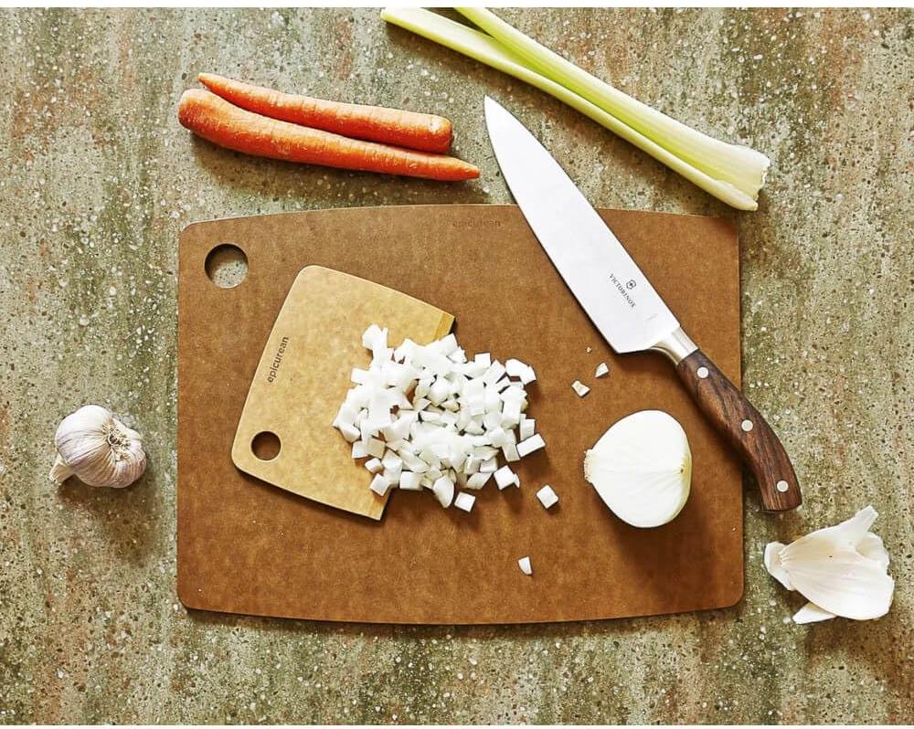 Epicurean - 6" × 4.5" Bench Scrapers, Natural/Slate with 3/16" Profile - 018-04060102