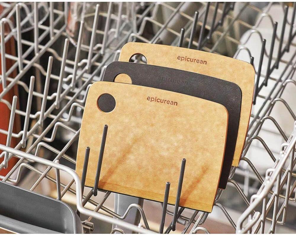 Epicurean - 6" × 4.5" Bench Scrapers, Natural/Slate with 3/16" Profile - 018-04060102